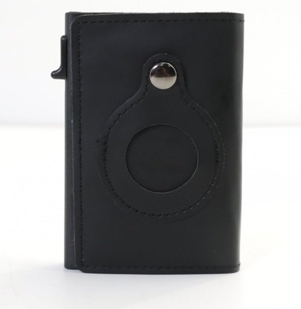 LovelyRLovely LovelyRLovely Multi-functional Anti Thef PU black LovelyRLovely Multi-functional Anti Theft Air-Tag Wallet