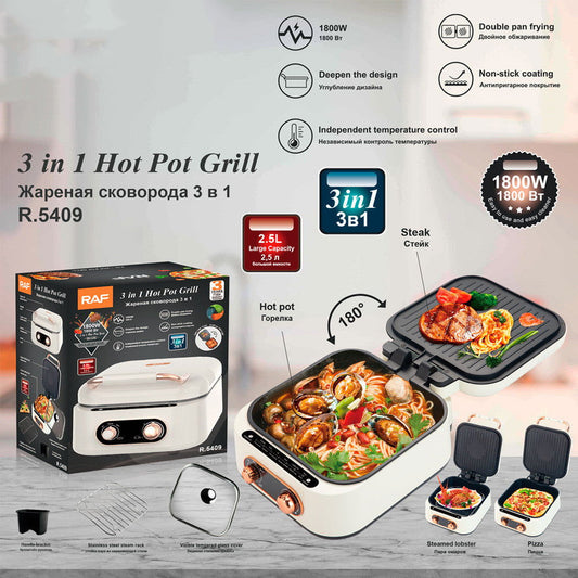 LovelyRLovely LovelyRLovely Multi-functional Electric R5409 / EU LovelyRLovely Multi-functional Electric Hot Pot