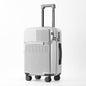 LovelyRLovely LovelyRLovely Multi-functional Front Fas Silver / 20 Inches LovelyRLovely Multi-functional Front Fastening Large Capacity Luggage