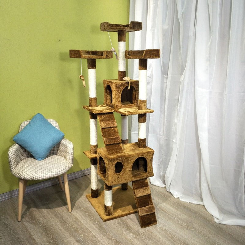 LovelyRLovely LovelyRLovely Multi-layer Large Cat Clim Brown LovelyRLovely Multi-layer Large Cat Climbing Frame