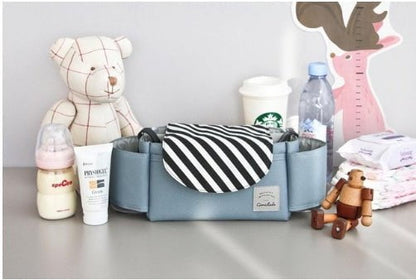 LovelyRLovely LovelyRLovely Multifunctional Baby Strol Black stripe LovelyRLovely Multifunctional Baby Stroller Bag Organizer