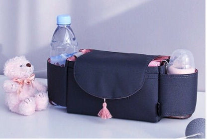 LovelyRLovely LovelyRLovely Multifunctional Baby Strol Pink fringe LovelyRLovely Multifunctional Baby Stroller Bag Organizer