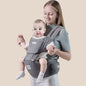 LovelyRLovely LovelyRLovely Multifunctional Lightweigh Gray LovelyRLovely Multifunctional Lightweight Breathable Baby Carrier