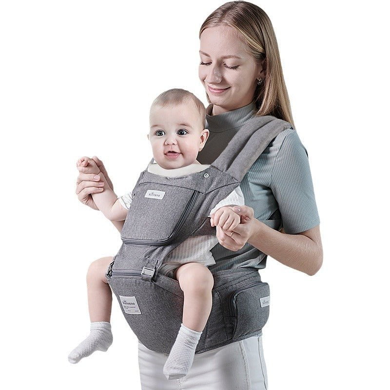 LovelyRLovely LovelyRLovely Multifunctional Lightweigh Gray LovelyRLovely Multifunctional Lightweight Breathable Baby Carrier