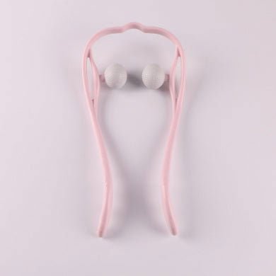 LovelyRLovely LovelyRLovely Multifunctional Manual Six Light neck pink LovelyRLovely Multifunctional Manual Six-wheel Neck Massager