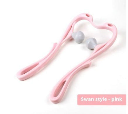 LovelyRLovely LovelyRLovely Multifunctional Manual Six Swan pink LovelyRLovely Multifunctional Manual Six-wheel Neck Massager