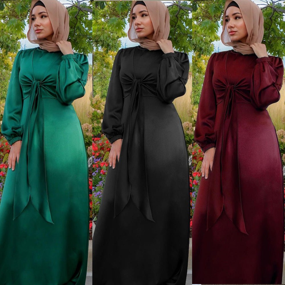 LovelyRLovely LovelyRLovely Muslim Women Hijab Satin D LovelyRLovely Muslim Women Hijab Satin Dress