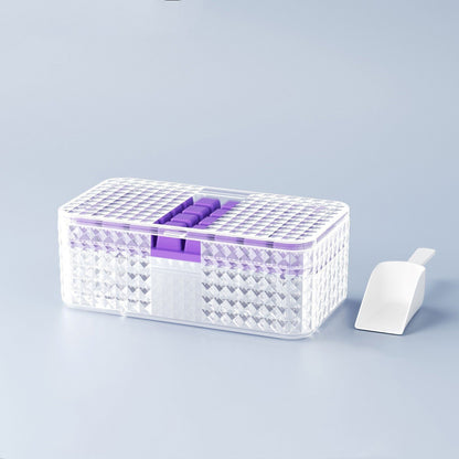 LovelyRLovely LovelyRLovely New Silicone Square Patter Purple / 32grids LovelyRLovely Large New Silicone Square Ice Mold