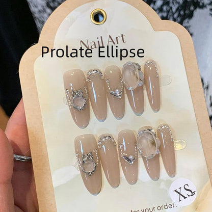 LovelyRLovely LovelyRLovely Nude Press-On Nails Prolate Ellipse / M LovelyRLovely Nude Press-On Nails