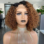 LovelyRLovely LovelyRLovely Ombre Curly Bobo1b30 Human Black LovelyRLovely Ombre Curly Bobo Human Hair Lace Wig