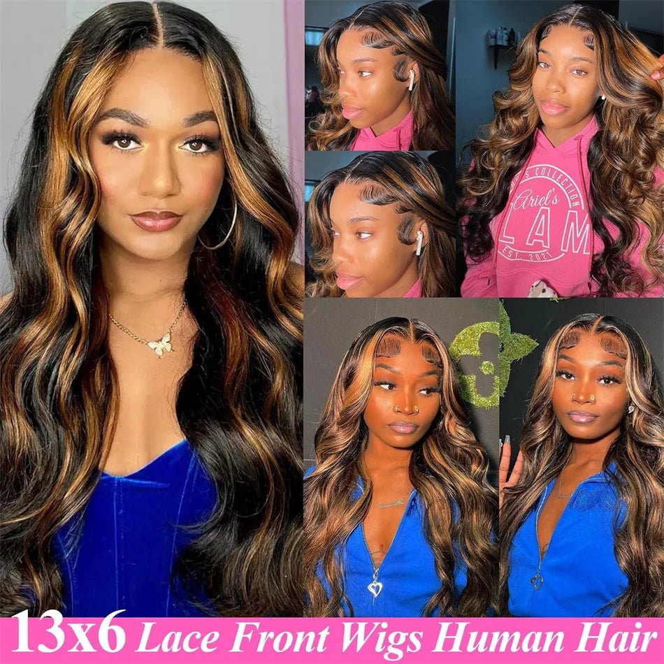 LovelyRLovely LovelyRLovely Ombre Lace Front Human Hair Pre Plucked Wig LovelyRLovely Ombre Lace Front Human Hair Pre Plucked Wig