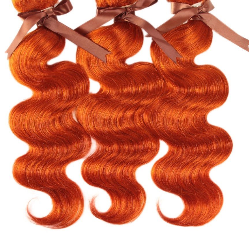 LovelyRLovely LovelyRLovely Orange Real Hair LovelyRLovely Orange Real Hair Weave