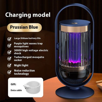 LovelyRLovely LovelyRLovely Outdoor Household Mosquito Azure Rechargeable / USB Charging LovelyRLovely Outdoor Household Mosquito Killing Lamp