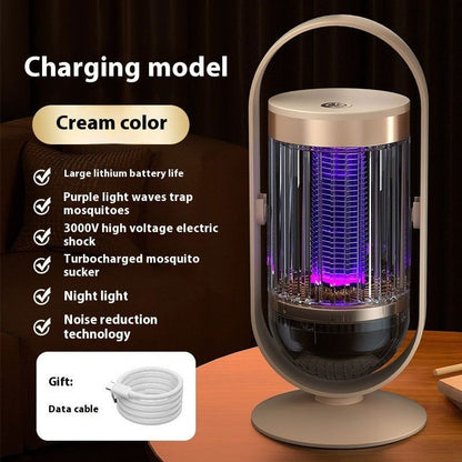 LovelyRLovely LovelyRLovely Outdoor Household Mosquito Beige Rechargeable / USB Charging LovelyRLovely Outdoor Household Mosquito Killing Lamp