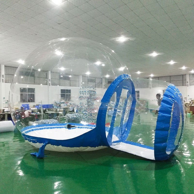 LovelyRLovely LovelyRLovely Outdoor Large Inflatable P Blue / Diameter 3M / EU LovelyRLovely Outdoor Large Inflatable PVC Transparent Tent