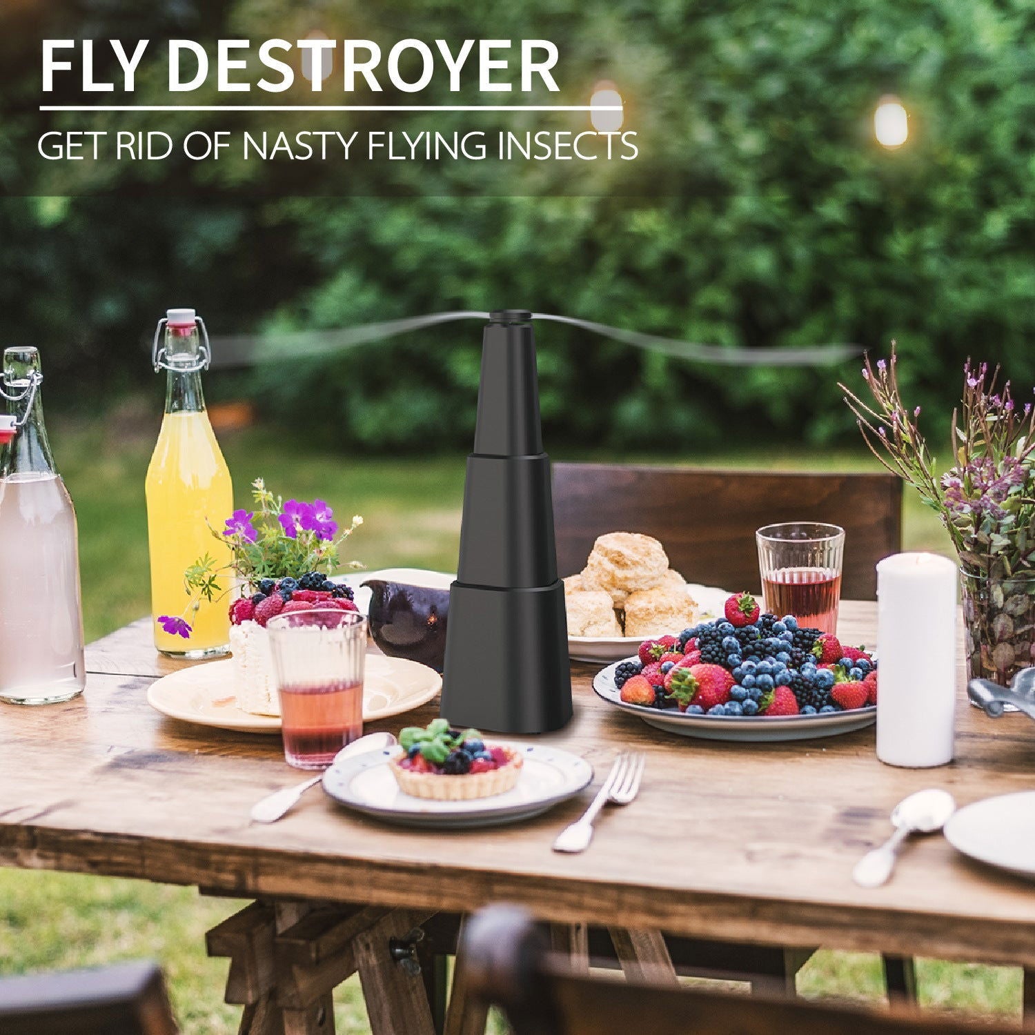 LovelyRLovely LovelyRLovely Outdoor Multi-function Lea Black / 3PCS LovelyRLovely Outdoor Multi-function Leaf Fly Repellent