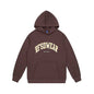 LovelyRLovely LovelyRLovely Paste Cloth Embroidery Vel Brown / L LovelyRLovely Embroidery Velvet Padded Loose Hooded Sweater