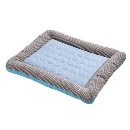 LovelyRLovely LovelyRLovely Pet Cooling Pad Bed Blue / L LovelyRLovely Pet Cooling Pad Bed