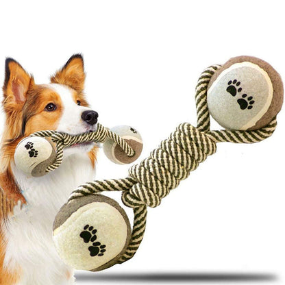 LovelyRLovely LovelyRLovely Pet Dog's Interactive Cott Gray LovelyRLovely Pet Dog's Interactive Cotton Rope Toy