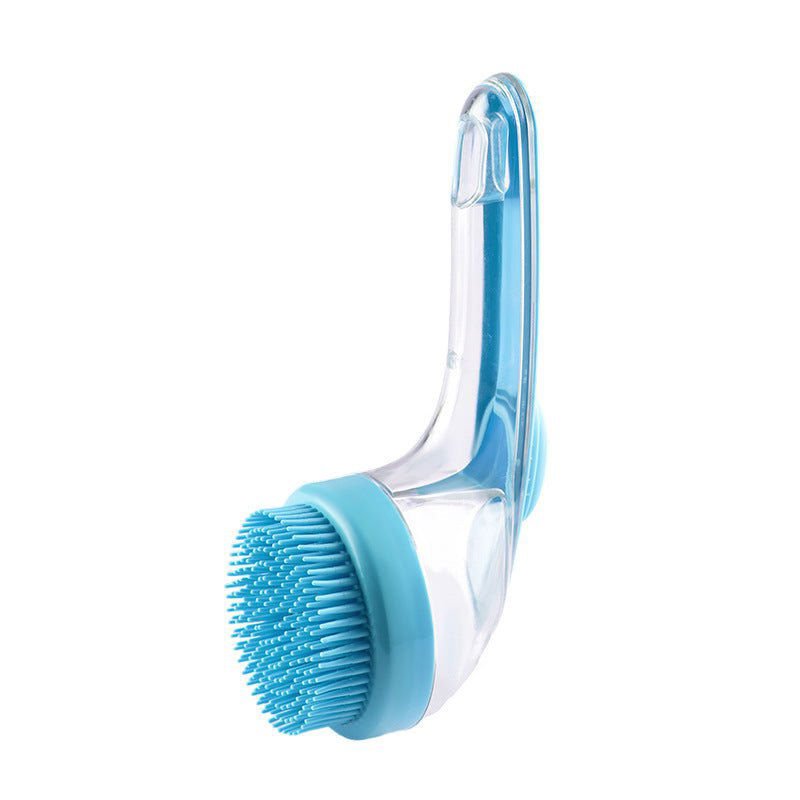 LovelyRLovely LovelyRLovely Pet Liquid Cleaning Massag Bath Brush Blue / ZY71 LovelyRLovely Pet Liquid Cleaning Massage Comb