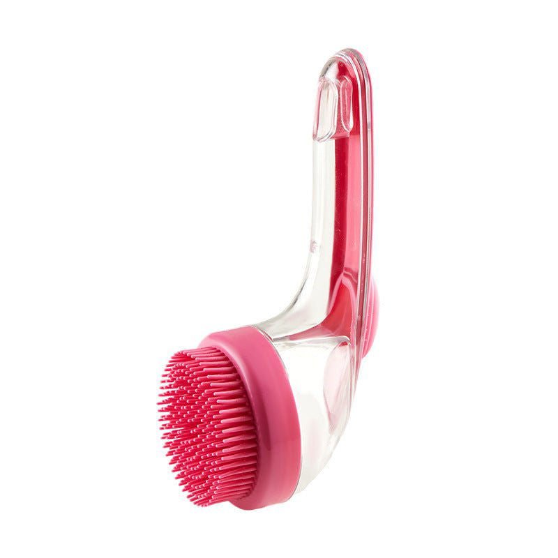 LovelyRLovely LovelyRLovely Pet Liquid Cleaning Massag Bath Brush Rose Red / ZY71 LovelyRLovely Pet Liquid Cleaning Massage Comb