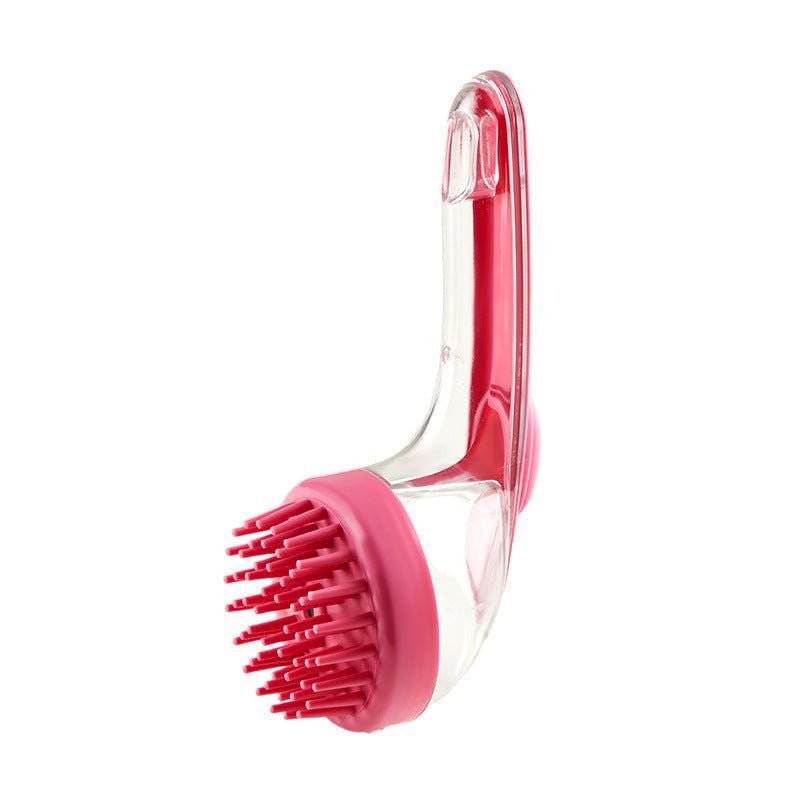 LovelyRLovely LovelyRLovely Pet Liquid Cleaning Massag Shampoo Brush Rose Red / ZY71 LovelyRLovely Pet Liquid Cleaning Massage Comb