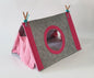 LovelyRLovely LovelyRLovely Pet Rabbit Corner House Te Pink / L LovelyRLovely Pet Rabbit Corner House Tent