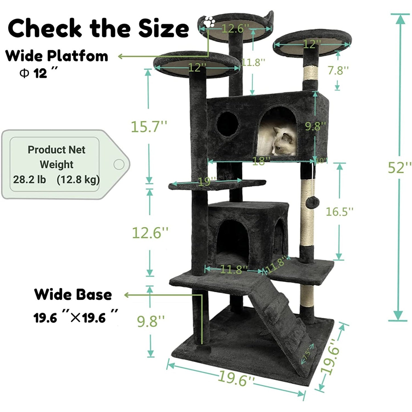 LovelyRLovely LovelyRLovely Pet's Climbing Frame Scrat LovelyRLovely Pet's Climbing Frame Scratching Board Nest