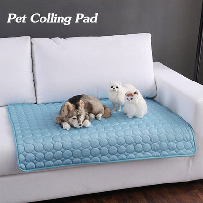 LovelyRLovely LovelyRLovely Pet Silk Cold Nest Pad For LovelyRLovely Pet Silk Cold Nest Pad For Cooling In Summer