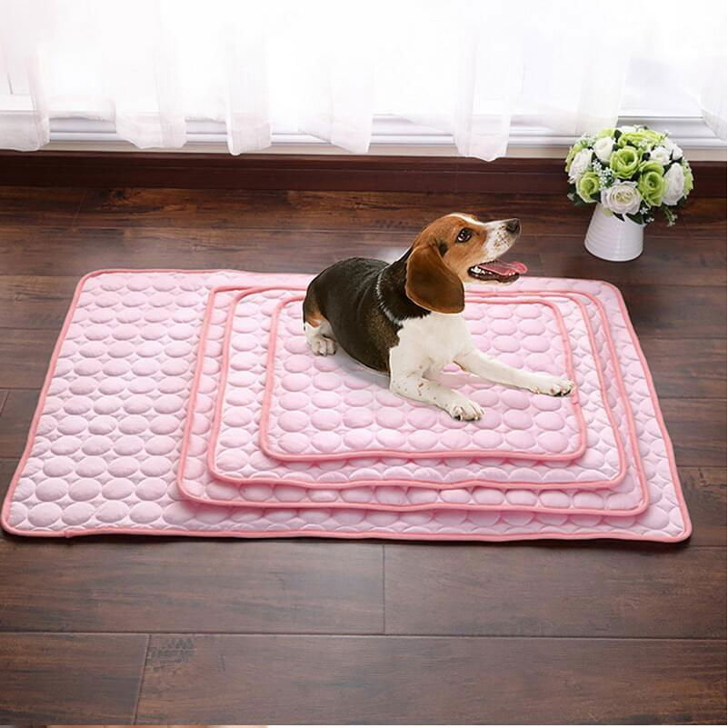 LovelyRLovely LovelyRLovely Pet Silk Cold Nest Pad For LovelyRLovely Pet Silk Cold Nest Pad For Cooling In Summer