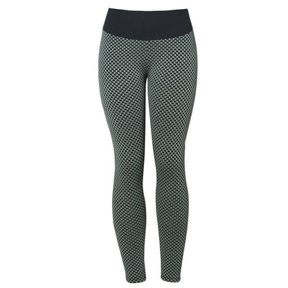 LovelyRLovely LovelyRLovely Plaid Yoga Leggings Dark Grey / L LovelyRLovely Plaid Yoga Leggings