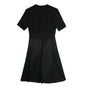 LovelyRLovely LovelyRLovely Pleated Skirt Black Dress Black short sleeve / L LovelyRLovely Pleated Skirt Black Dress