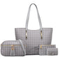 LovelyRLovely LovelyRLovely Polka Dot Four-piece Bag S Dark Grey LovelyRLovely Polka Dot Four-piece Bag Set