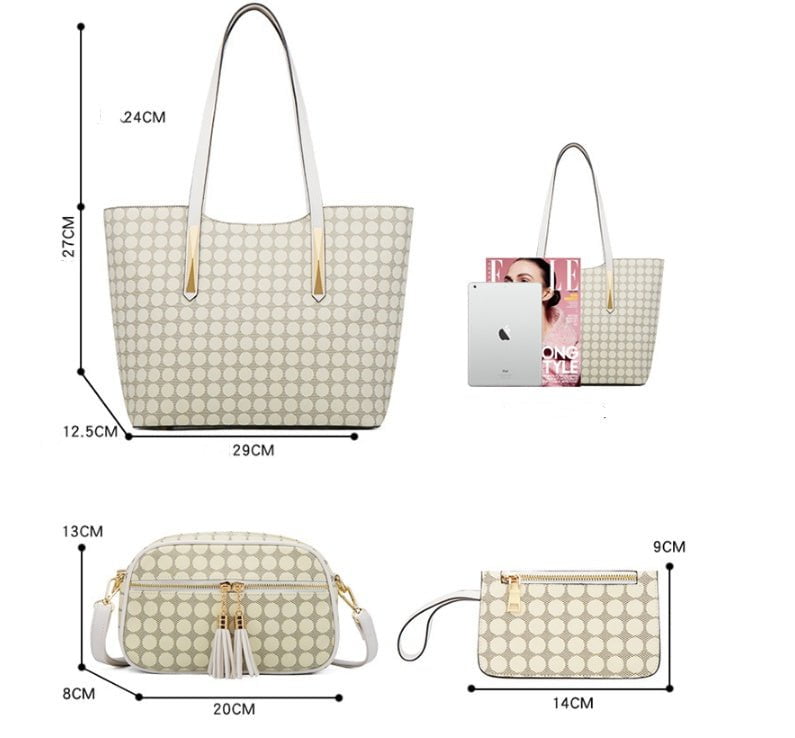 LovelyRLovely LovelyRLovely Polka Dot Four-piece Bag S LovelyRLovely Polka Dot Four-piece Bag Set