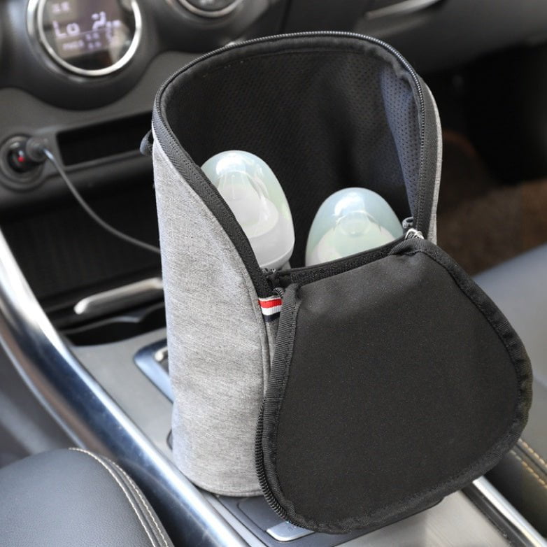 LovelyRLovely LovelyRLovely Portable Car USB Baby Bott Grey LovelyRLovely Portable Car USB Baby Bottle Warmer