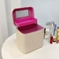 LovelyRLovely LovelyRLovely Portable Cosmetic Bag With Beige / M LovelyRLovely Portable Cosmetic Bag With Mirror