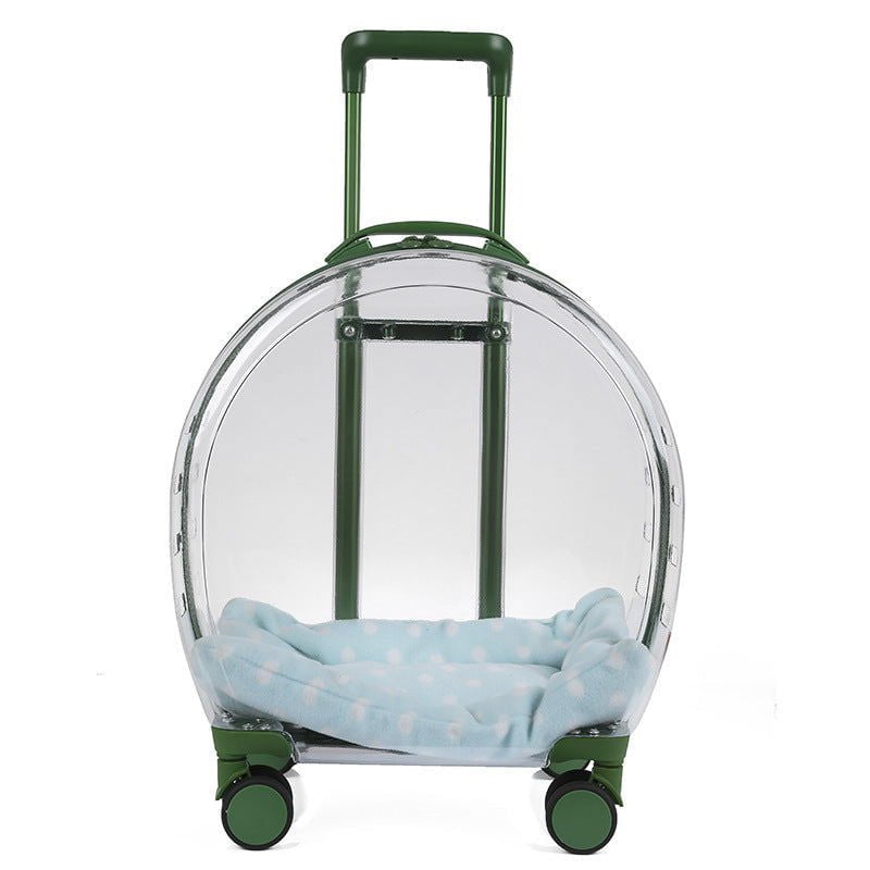 LovelyRLovely LovelyRLovely Portable Pet Trolley C301 fully transparent LovelyRLovely Portable Pet Trolley