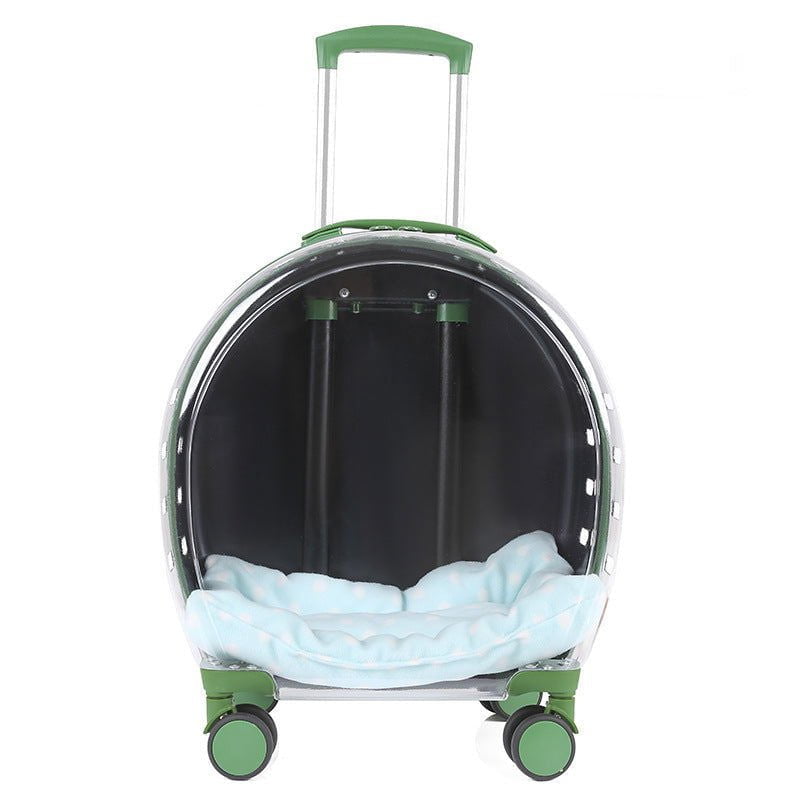 LovelyRLovely LovelyRLovely Portable Pet Trolley C302 Translucent LovelyRLovely Portable Pet Trolley