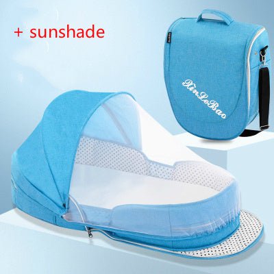 LovelyRLovely LovelyRLovely Portable Removable Folding Blue / Flagship LovelyRLovely Portable Removable Folding Baby Crib Bag