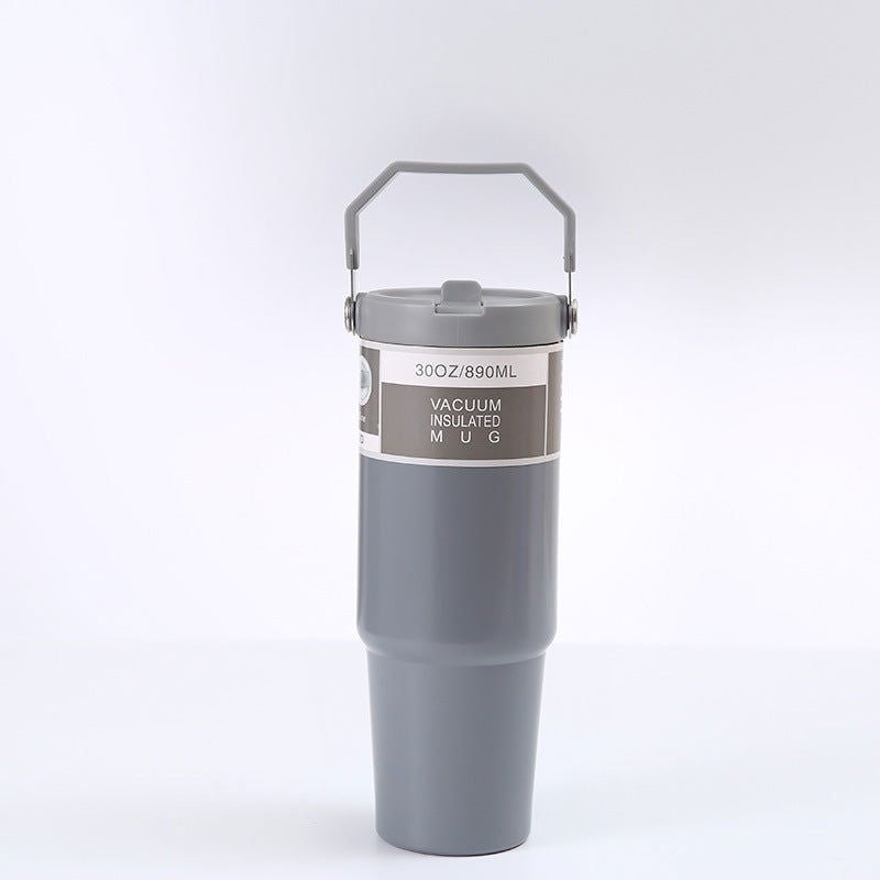 LovelyRLovely LovelyRLovely Portable Stainless Steel T Grey / 30oz890ml LovelyRLovely Portable Stainless Steel Tumbler