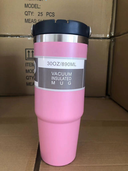 LovelyRLovely LovelyRLovely Portable Stainless Steel T Pink / 30oz890ml LovelyRLovely Portable Stainless Steel Tumbler