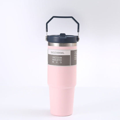 LovelyRLovely LovelyRLovely Portable Stainless Steel T Pink1 / 30oz890ml LovelyRLovely Portable Stainless Steel Tumbler