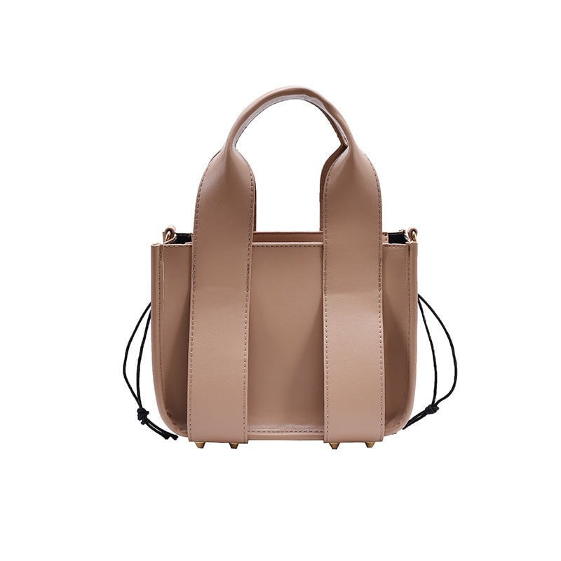 LovelyRLovely LovelyRLovely PU One-shoulder Messenger Khaki LovelyRLovely PU One-shoulder Messenger Bag