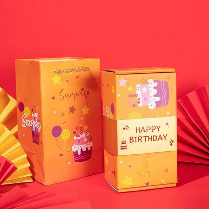 LovelyRLovely LovelyRLovely Qixi Surprise Jump Gift Bo Yellow HAPPYBIRTHDY / 12 LovelyRLovely Qixi Surprise Jump Gift Box