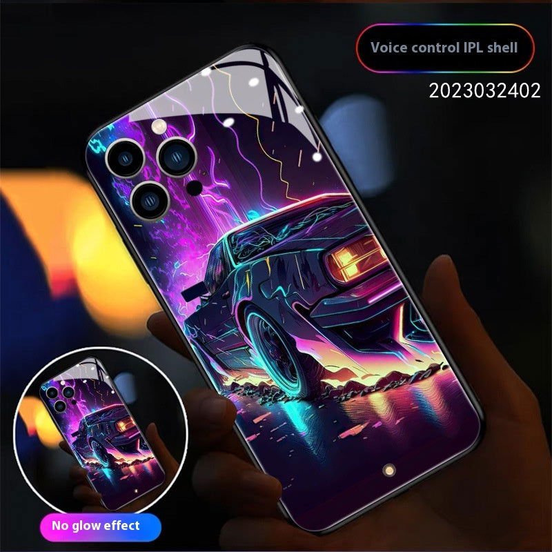 LovelyRLovely LovelyRLovely Racing Car Light Phone Cas Purple / Apple 15 LovelyRLovely Racing Car Light Phone Case