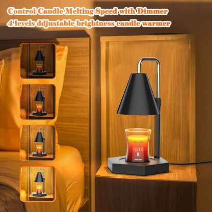 LovelyRLovely LovelyRLovely Rainbean Candle Warmer Lam Black LovelyRLovely Rainbean Candle Warmer Lamp With Timer