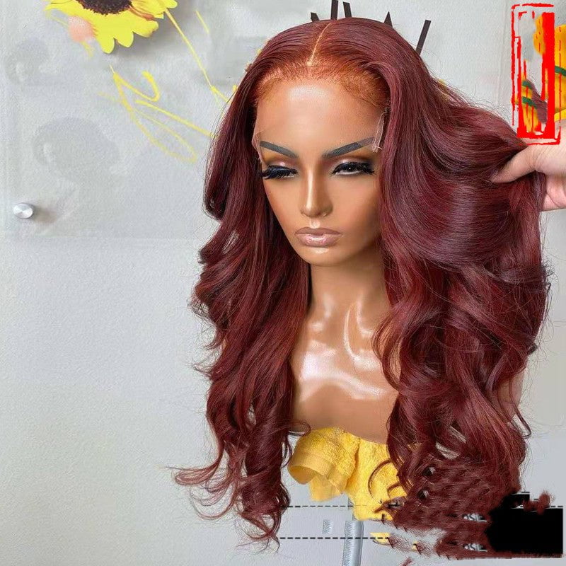 LovelyRLovely LovelyRLovely Real Hair Body Wave Lace F Brownish red / 12inch / 13x4 LovelyRLovely Real Hair Body Wave Lace Front Wig