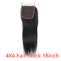 LovelyRLovely LovelyRLovely Real Human Hair Straight W 4X4 hair block / 18inch LovelyRLovely Real Human Hair Straight Weave