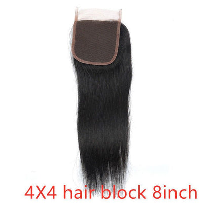 LovelyRLovely LovelyRLovely Real Human Hair Straight W 4X4 hair block / 8inch LovelyRLovely Real Human Hair Straight Weave