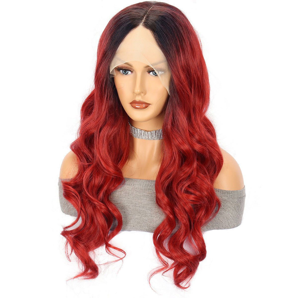 LovelyRLovely LovelyRLovely Red Curly Hair Wig Wine Red LovelyRLovely Red Curly Hair Wig